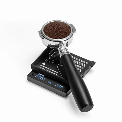 TIMEMORE Scale Black Mirror Mini Pour over Espresso Scale With Brewing Flow Rate and Heat Insulation Pad Electronic Coffee Scale