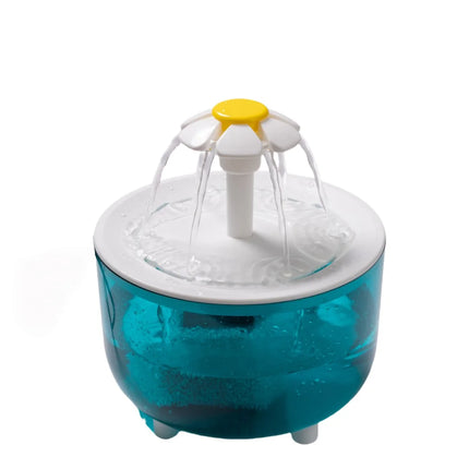 1.2L Silent USB Cat Water Fountain - Recirculating, Filter Foam for Cats & Small Dogs