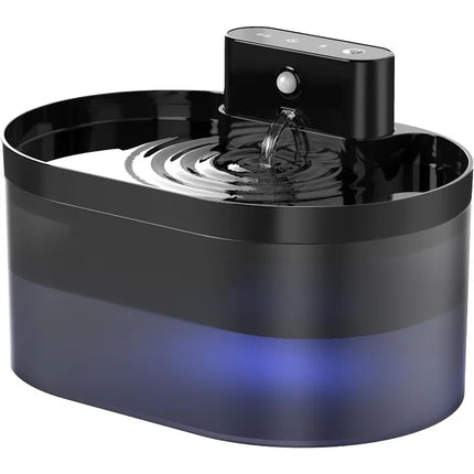 2.2L Wireless Rechargeable Cat Water Fountain - Motion Sensor, 3 Flow Modes, 4-Layer Filter