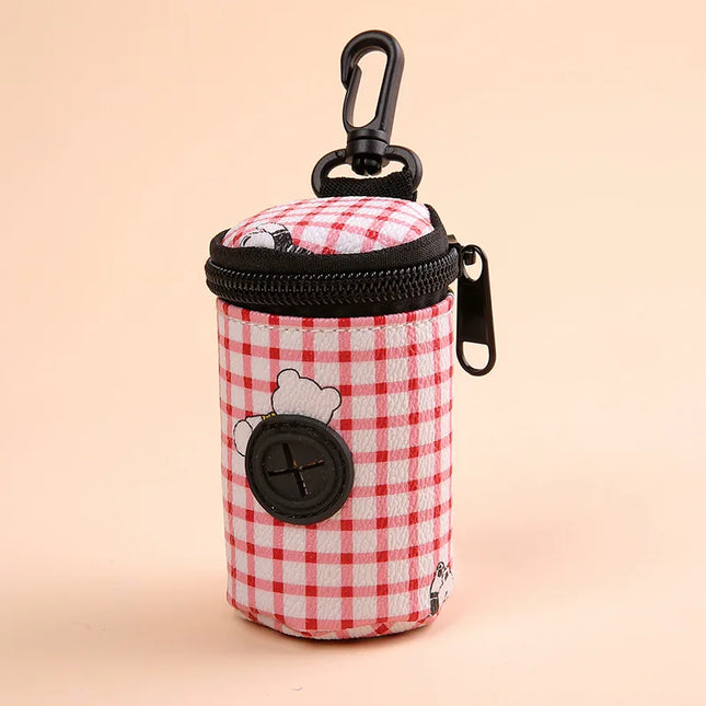 Pet Dog Poop Bags with Holder Outdoor Training Waste Disposal Bag Handy Durable Doggy Trash Bag for Walks And Hikes