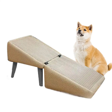 Foldable Dog Ramp for Bed & Vehicle - Non-Slip, Supports up to 50kg