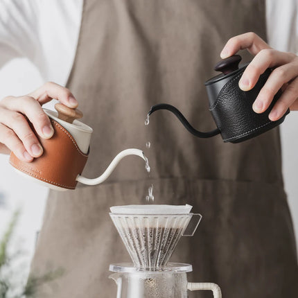 CAFEDE KONA Handleless Mini Drip Kettle Pour Over Kettle Coffee Pot 360ml Enables You To Brew More Flexibly And Easily