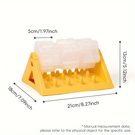 Interactive Dog Food Dispenser Toy - Puzzle Feeder with Leak-Proof Design, Slow-Feeding Design & Durable PP Material for Dogs