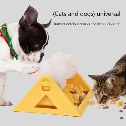 Interactive Dog Food Dispenser Toy - Puzzle Feeder with Leak-Proof Design, Slow-Feeding Design & Durable PP Material for Dogs