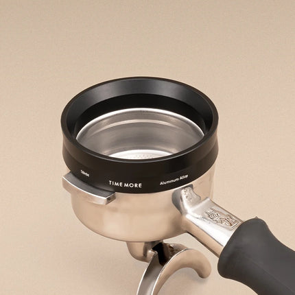IN Stock TIMEMORE Espresso Powder Receiving Ring 58mm Stainless Steel Aluminium Alloy Powder Receiving Ring Coffee Accessories