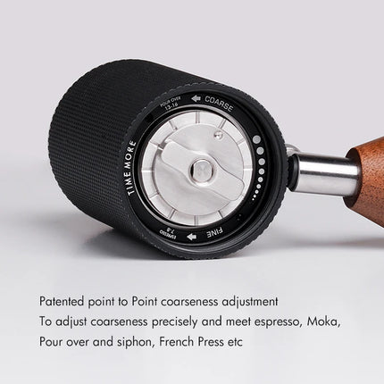 TIMEMORE Nano3 Manual Coffee Grinder Hand-Cranked Mill Precision Grinding with S2C660 Burrs Folding Crank for Convenient Storage