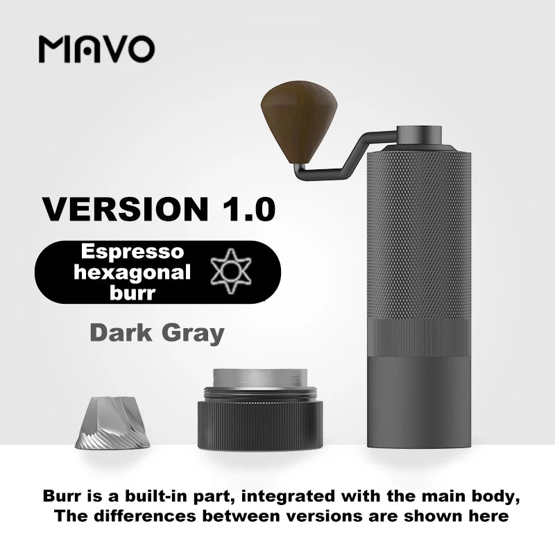 MAVO Manual Coffee Grinder Portable Pour over & Espresso Grinder Hand Grinding Coffee Mill Coffee Machine Coffee Grinders
