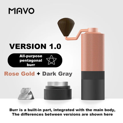 MAVO Manual Coffee Grinder Portable Pour over & Espresso Grinder Hand Grinding Coffee Mill Coffee Machine Coffee Grinders