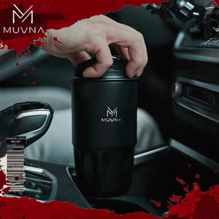 IN Stock MUVNA Coffee Insulated Cup, 260ML/450ML Outdoor Portable Ice Cup Travel Coffee Mug Spill Proof with Lid Car Thermos Cup