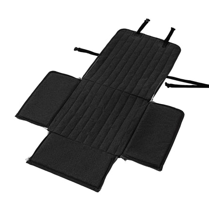 Dog Car Seat Cover with Middle Armrest - Side-Open Waterproof Oxford Fabric Pet Travel Mat