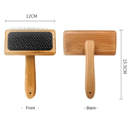 Dog Comb Wooden Dogs Brush Pet Hair Remover Dog Grooming Brush for Pet Hair Knot Opening Massage Cat Brushes Pet Accessories