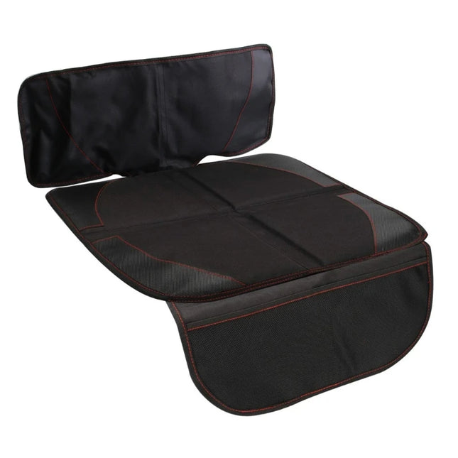 Car Seat Protector & Kick Mat for Children and Pets - Waterproof Oxford Fabric with Storage Pocket