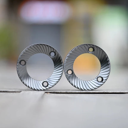 64mm Flat Burrs with Titanium plating Sweet High-Uniformity Espresso Grinding, Commercial Espresso Coffee Bean Grinder Burrs