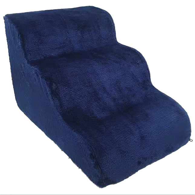 3-Tier Dog Stairs - Non-Slip Memory Foam Pet Steps, Removable & Washable Cover