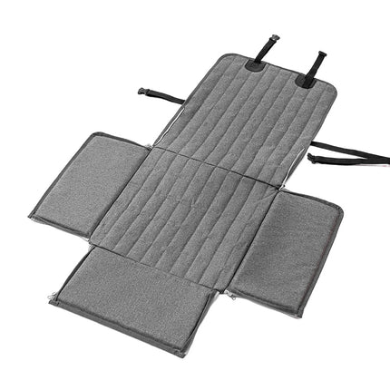 Dog Car Seat Cover with Middle Armrest - Side-Open Waterproof Oxford Fabric Pet Travel Mat