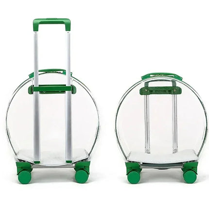 Puppy Move Trolley Cat Carriers Transparent Pet Backpack Animal Transportation and Goods for Travel Pet Supplies with Wheels