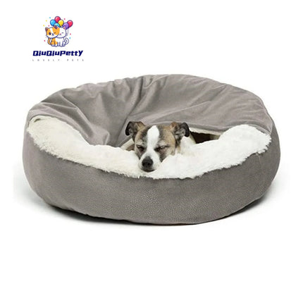 Orthopedic Dog & Cat Bed - Warm 100% Cotton Cushion Kennel for Indoor Use (S/M)