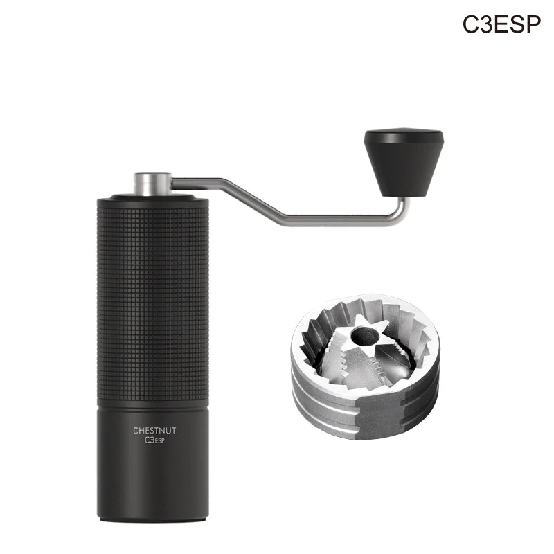 TIMEMORE Chestnut C3S / C3ESP Manual Coffee Grinder Upgrade All-metal Body & Anti-slip Design Portable Grinder S2C Burr Inside
