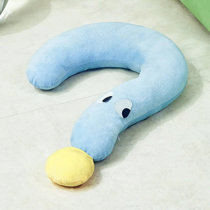Pet Fleece Sleeping Pillow - Soft Neck Support for Dogs & Cats, 2 Shapes & Sizes