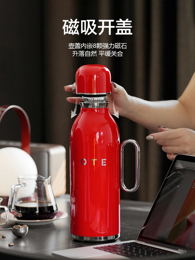 IN Stock OTE Insulating Pot Stainless Steel Liner High Capacity 600ML Vacuum Flask Insulated Portable Sealing Up Water Bottle