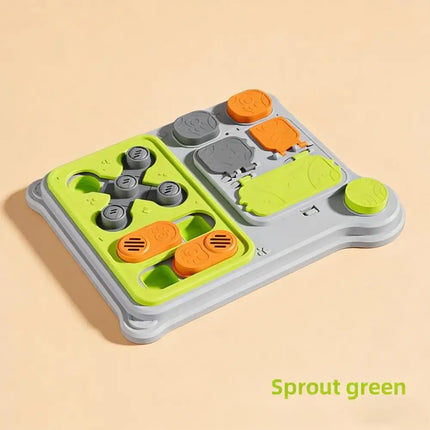 Interactive Dog Puzzle Toy - Treat Dispensing Feeder for Small, Medium & Large Dogs