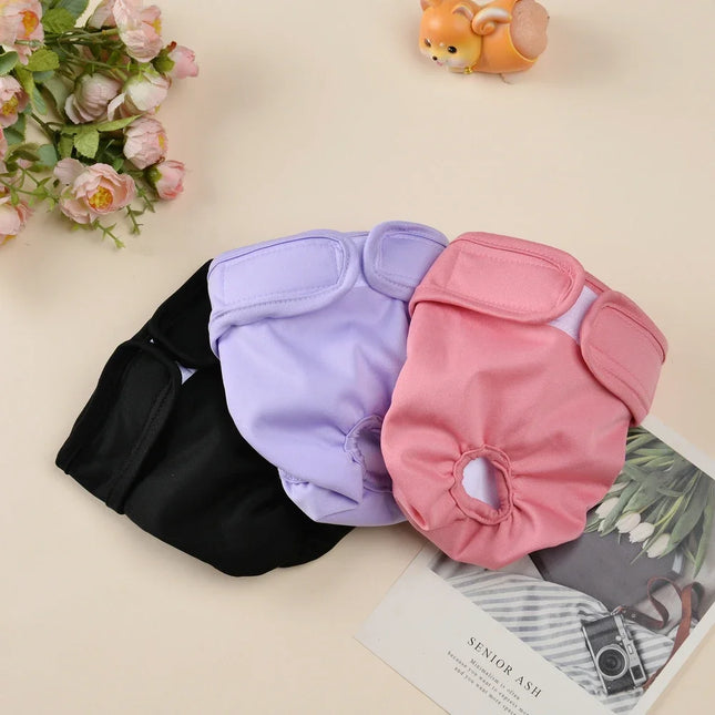 Washable Pet Diapers for Female Male Dogs Breathable Reusable Puppy Sanitary Panties Underwear Chihuahua Menstruation Pant Short