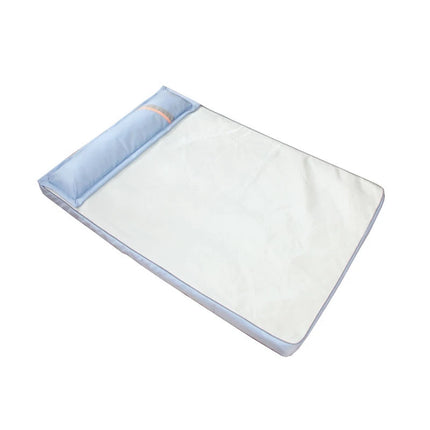 Summer Cooling Dog Bed Mattress with Pillow - Memory Foam, Breathable & Waterproof (4 Sizes)