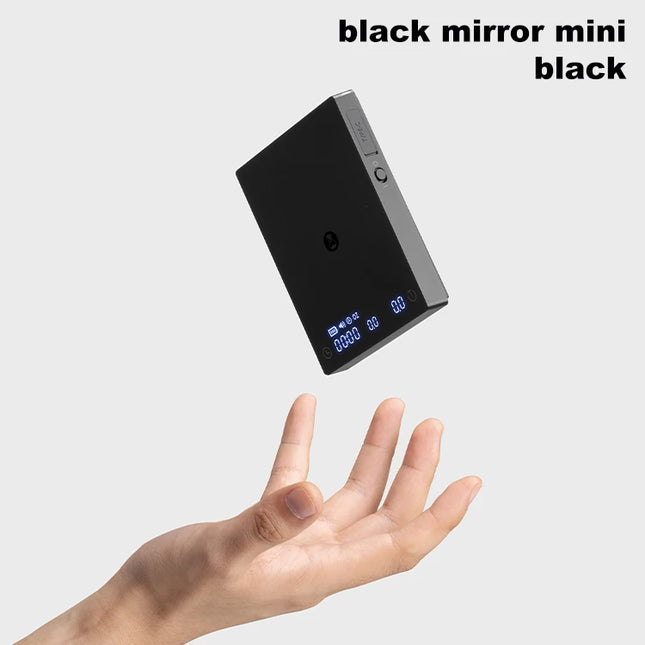TIMEMORE Scale Black Mirror Mini Pour over Espresso Scale With Brewing Flow Rate and Heat Insulation Pad Electronic Coffee Scale