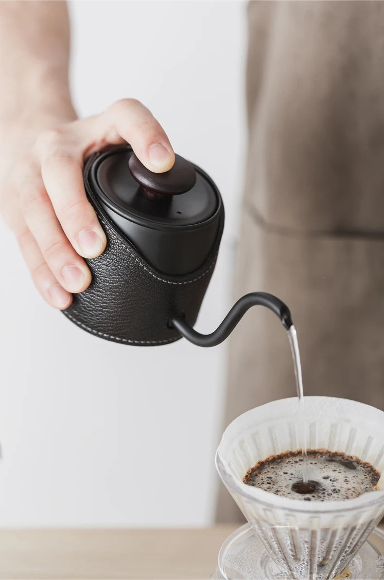 CAFEDE KONA Handleless Mini Drip Kettle Pour Over Kettle Coffee Pot 360ml Enables You To Brew More Flexibly And Easily