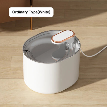 3L Ultra Silent Cat Water Fountain with LED Light - 2 Flow Modes, 4-Layer Filter, USB Powered