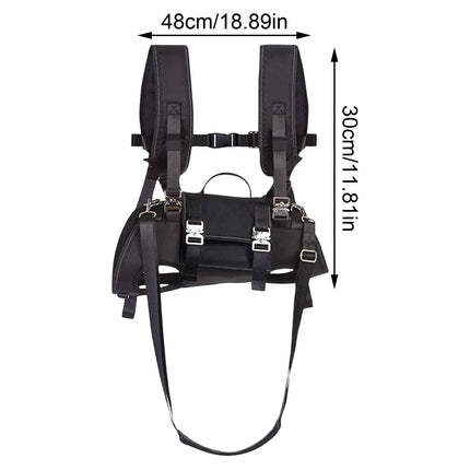 Spine-Friendly Horizontal Dog Backpack Carrier - 3-Way Carry, Breathable Oxford, Medium to Large Dogs