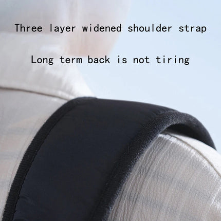 Polyester Pet Backpack Carrier with Chest Strap - S/M/L, up to 25kg, All Seasons, Black