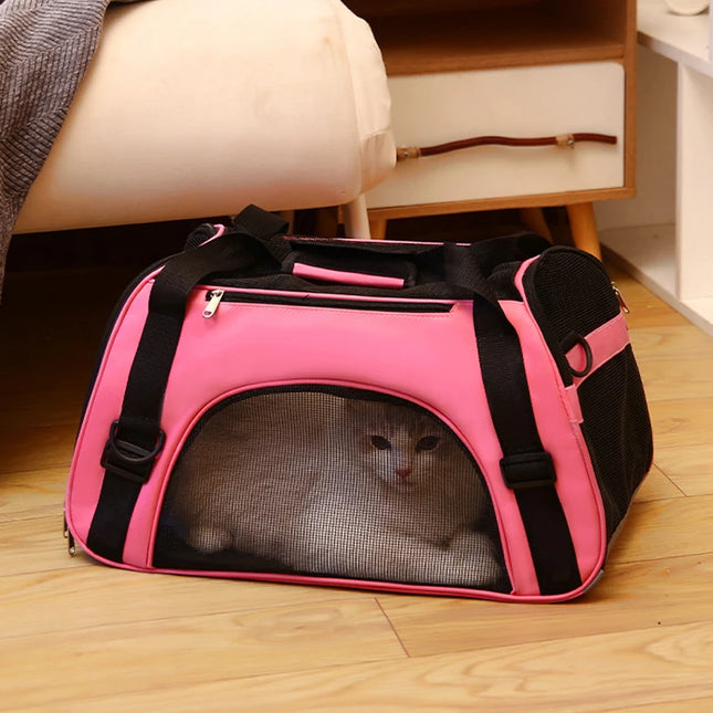 Oxford Airline Approved Soft-Sided Pet Carrier - S(43x20x26cm) / M(48x23x27cm) / L(53x25x34cm), 8 Colors