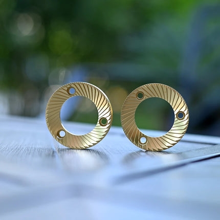 64mm Flat Burrs with Titanium plating Sweet High-Uniformity Espresso Grinding, Commercial Espresso Coffee Bean Grinder Burrs