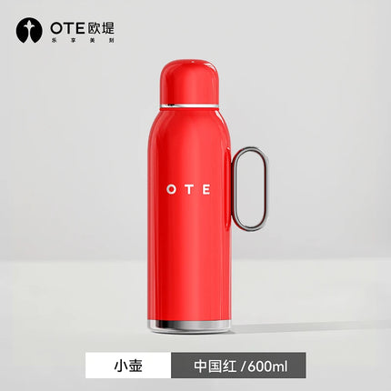 IN Stock OTE Insulating Pot Stainless Steel Liner High Capacity 600ML Vacuum Flask Insulated Portable Sealing Up Water Bottle