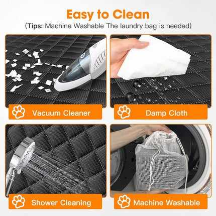 Dog Car Seat Cover Hammock - Waterproof Travel Mat for Small, Medium & Large Dogs