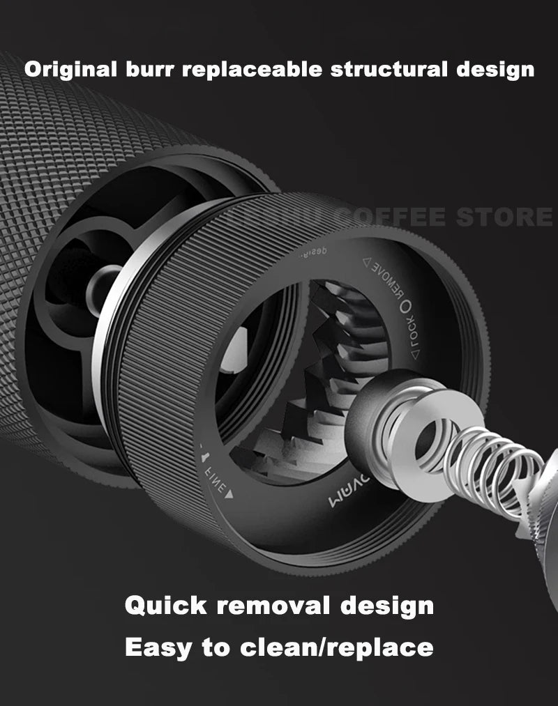 MAVO Manual Coffee Grinder Portable Pour over & Espresso Grinder Hand Grinding Coffee Mill Coffee Machine Coffee Grinders