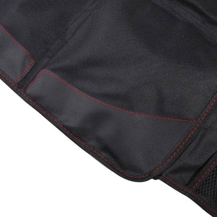 Car Seat Protector & Kick Mat for Children and Pets - Waterproof Oxford Fabric with Storage Pocket