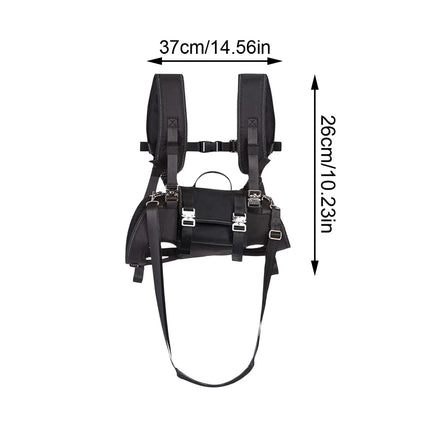 Spine-Friendly Horizontal Dog Backpack Carrier - 3-Way Carry, Breathable Oxford, Medium to Large Dogs
