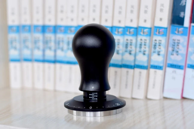 2023NEW design Jaffee coffee tamper adjusted and No pressure deviation Easy to adjust Digital indicator panel 58.5mm flat/waffle