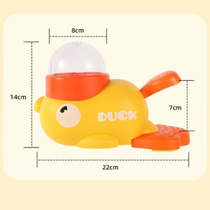 Dog Puzzle Feeder Interactive Pet Food Treat Dispenser Cartoon Duck Design Anti-slip Pet Automatic Feeder Toys for Dog Training