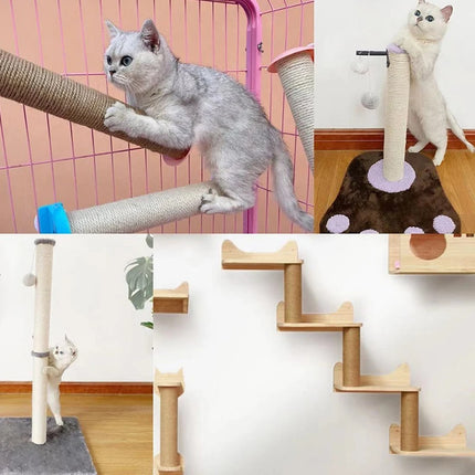 Cat scratching posts Replacement Extension Post Supplies Replaceable Scratch Post Refill pole for Small Animals Indoor playing