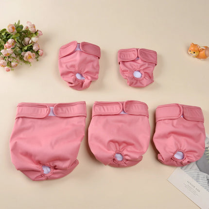 Reusable Washable Dog Diapers - High Absorbency Pet Pants for Small & Medium Dogs
