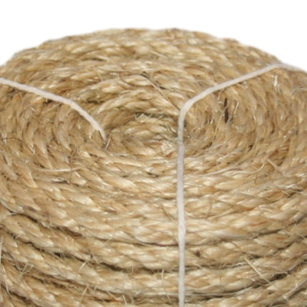 Cat Scratching Post Durable Twisted Sisal Rope for Gardening Applications Scratching Posts DIY Artwork Climbing Frame 6mmx20M