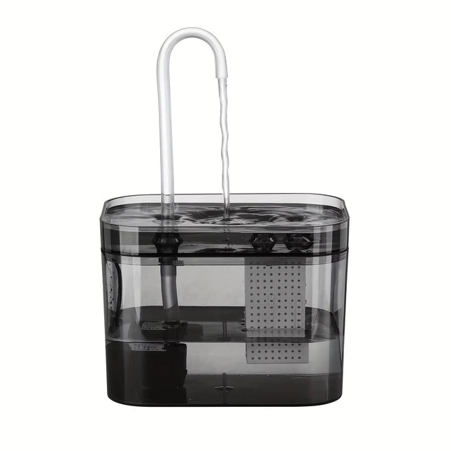 1.5L Ultra-Quiet Cat Water Fountain - Anti-Dry Burn, Circulating Filter, 25-30dB for Cats & Dogs