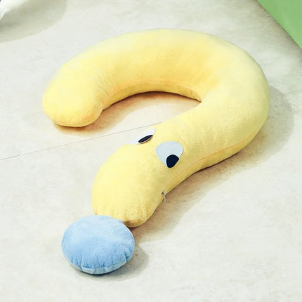 Pet Fleece Sleeping Pillow - Soft Neck Support for Dogs & Cats, 2 Shapes & Sizes