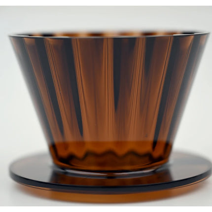 Cupcake Coffee Dripper 1-2Cups,Pour-over Coffee Brewer,BPAfree,Compatible with basket filters,boosts clarity and layered flavors