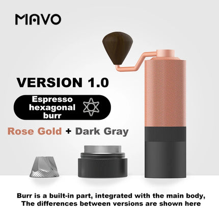 MAVO Manual Coffee Grinder Portable Pour over & Espresso Grinder Hand Grinding Coffee Mill Coffee Machine Coffee Grinders