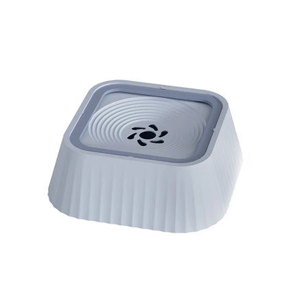 Pet Water Bowl with Floating Plates - No Spill, Anti-Splash, Slow Feeder for Dogs