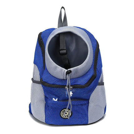 Breathable Dog Backpack Carrier with Reflective Strips - Hands-Free, S/M/L for 1-12kg